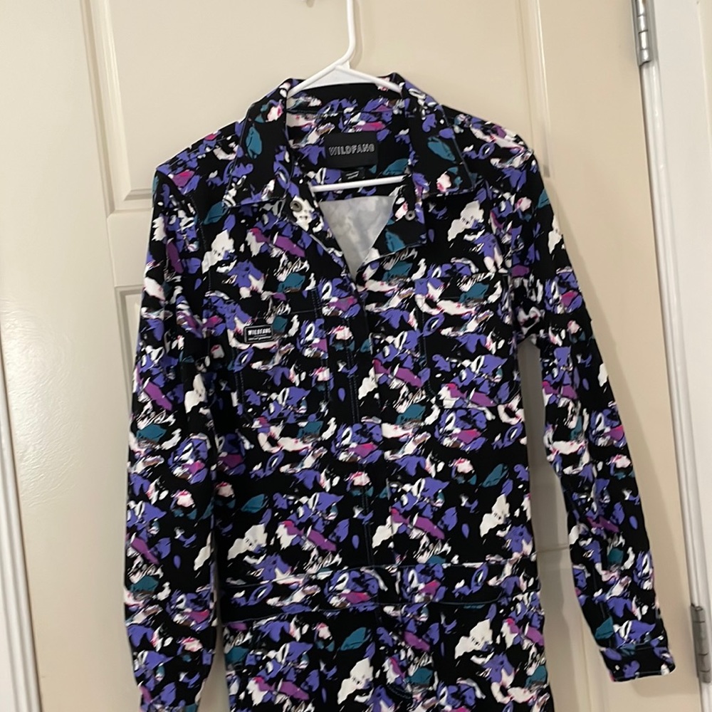 Wildfang Jumpsuit Watercolor